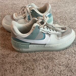 Nike Kids Air Force 1 Sneakers - Light Blue